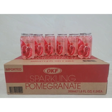 Nước ngọt OKF vị lựu Hàn Quốc 350ml - Hộp 6 lon, Giá ưu đãi 118.800₫ 2