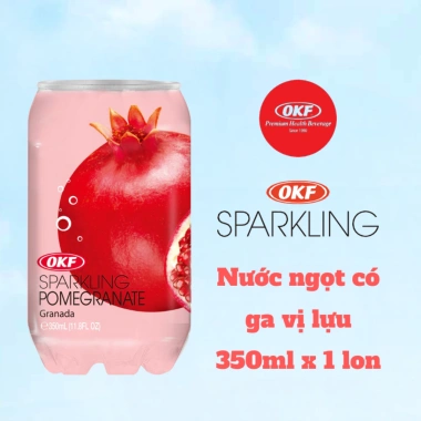 Nước ngọt OKF vị lựu Hàn Quốc 350ml - Hộp 6 lon, Giá ưu đãi 118.800₫ 3