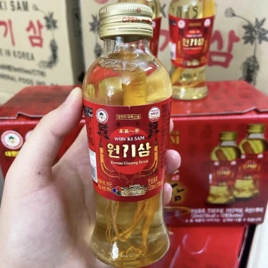 Nước nhân sâm Hàn Quốc Won Ki Sam - Hộp 10 chai, chỉ 480k, tăng sức khỏe 3 Nước nhân sâm Hàn Quốc Won Ki Sam - Hộp 10 chai, chỉ 480k, tăng sức khỏe 3