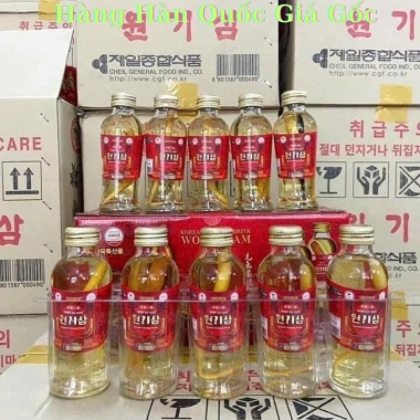 Nước nhân sâm Hàn Quốc Won Ki Sam - Hộp 10 chai, chỉ 480k, tăng sức khỏe 6 Nước nhân sâm Hàn Quốc Won Ki Sam - Hộp 10 chai, chỉ 480k, tăng sức khỏe 6