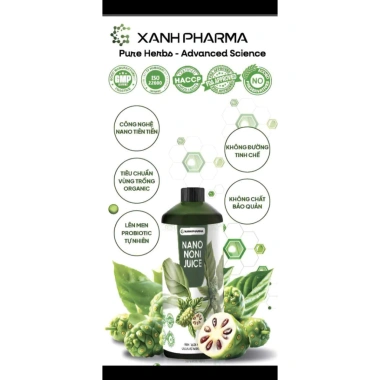 Nước nhàu hữu cơ Nano Noni Juice - Tăng đề kháng, dưỡng da, giảm giá 20% chỉ 280k