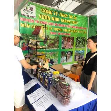 Nước nho lên men Thanh Thuỷ O COP 3 sao - Chai 195k, giảm còn 150k kèm túi 8