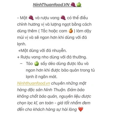 Nước nho lên men tự nhiên Đặc sản Ninh Thuận giảm giá 90.000đ - Ninhthuanfood.vn 9