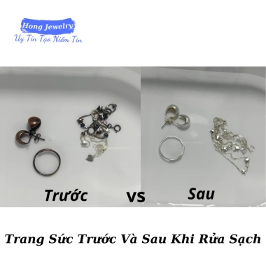 Nước rửa bạc siêu sáng Hong Jewelry – Tẩy ố đen, bã trẩu, bạc cũ, chỉ 35.000₫ 3