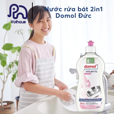Nước Rửa Bát 2in1 Domol 500ml - Dưỡng Da Tay, Thơm Dịu, Sạch Nhờn, 65.000 VND 3