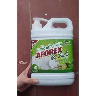 Nước rửa bát Aforex 1.8L bồ hòn, chiết xuất Quế, Sả chanh, Gừng - 78.390₫
