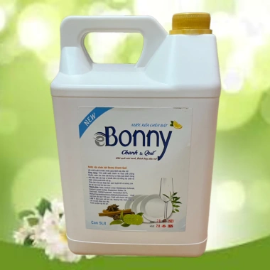 Nước rửa bát Bonny hương cam quế 5L - An toàn, lành tính cho nhà hàng, quán ăn, hộ gia đình, giá ưu đãi 114.000đ 3