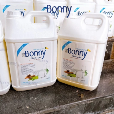Nước rửa bát Bonny hương Chanh Quế thiên nhiên an toàn 10L Đánh bay dầu mỡ, giảm giá 199k 5 Nước rửa bát Bonny hương Chanh Quế thiên nhiên an toàn 10L Đánh bay dầu mỡ, giảm giá 199k 5