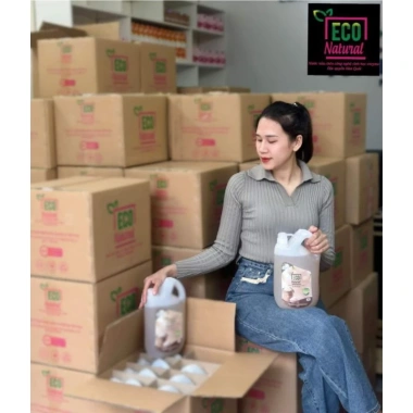 Nước rửa bát cám gạo 2 lít - Sạch bóng, tẩy dầu mỡ, bảo vệ da tay - 87.000đ 3
