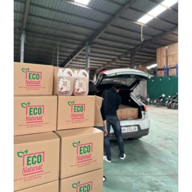 Nước rửa bát cám gạo 2 lít - Sạch bóng, tẩy dầu mỡ, bảo vệ da tay - 87.000đ 4