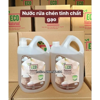 Nước rửa bát cám gạo 2 lít - Sạch bóng, tẩy dầu mỡ, bảo vệ da tay - 87.000đ 7