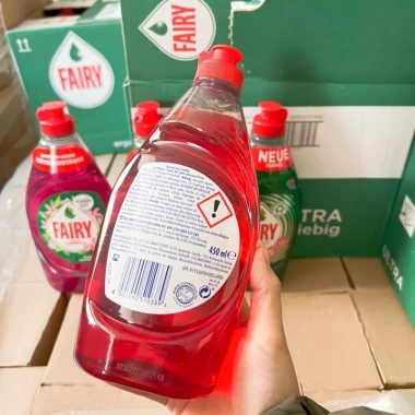 Nước rửa bát Fairy Đức 450ml - Giá giảm 19% - Sạch bát, thơm chanh, bảo vệ da tay, không gây hại môi trường