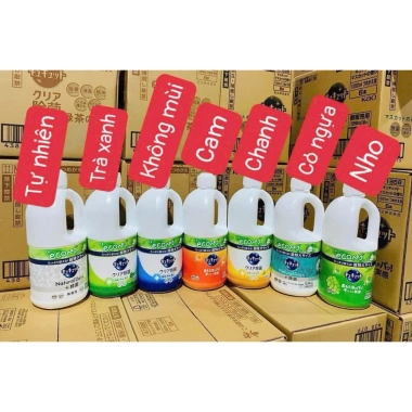 Nước rửa bát Kao 1.250ml an toàn, diệt khuẩn, tẩy sạch bẩn chén đĩa Nhật Bản - giảm còn 153.999₫