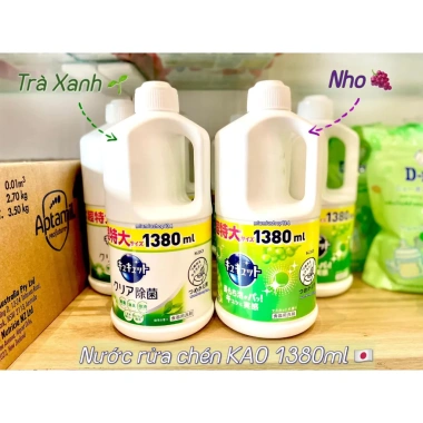 Nước rửa bát Kao 1.250ml ECO đậm đặc - Chính hãng Nhật Bản, giá ưu đãi 165k