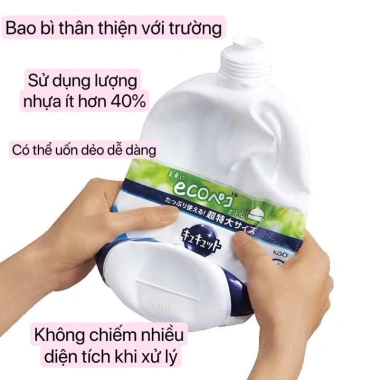 Nước rửa bát KAO Nhật Bản 1.250ml mẫu mới - Mạnh, sạch bát, chỉ 183.000 VND 4