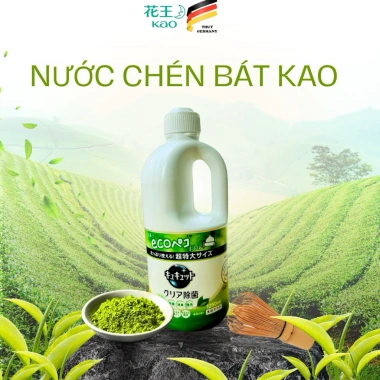 Nước rửa bát Kao nội địa Nhật Bản 1.250ml - Giá ưu đãi 165.000đ, chất tẩy mạnh, bảo vệ da tay