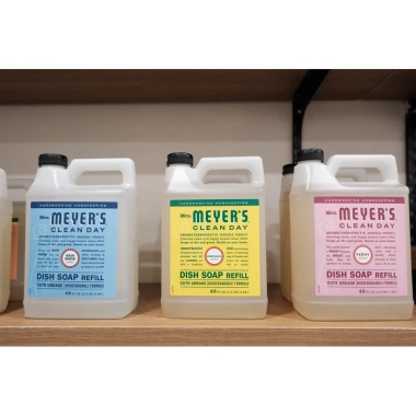Nước rửa bát Mrs. Meyer's 473mL - Hữu cơ thiên nhiên, không khô tay, 360.000₫