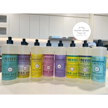 Nước rửa bát Mrs. Meyer's 473mL - Hữu cơ thiên nhiên, không khô tay, 360.000₫