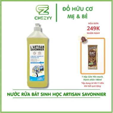 Nước rửa bát sinh học oải hương Artisan Savonnier 1L - Thân thiện môi trường, giá 138.179 VND 4