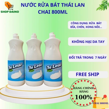 Nước Rửa Bát Thái Lan 3.6Kg - Không mùi, sạch bong kin kít, tiết kiệm, an toàn, chỉ 86.000đ