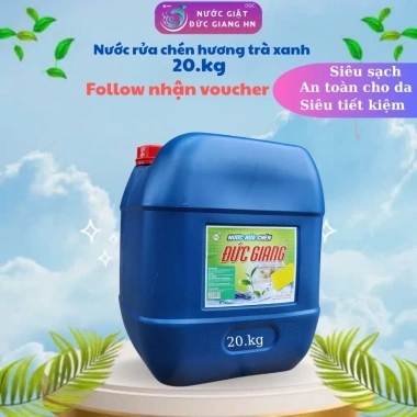 Nước rửa chén 20kg không hương, hương trà xanh - Giá 315k, giao nhanh toàn quốc