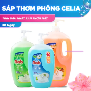 Nước Rửa Chén AAB Nhật Bản 2,2L Gel Đậm Đặc Không Gây Khô Tay Giảm Giá 75.000₫