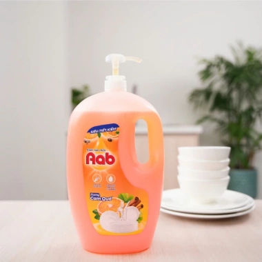 Nước rửa chén AAB Nhật Bản 2,2L - Sạch bám, tẩy dầu mỡ, an toàn da, giá chỉ 85.000₫
