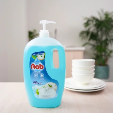 Nước rửa chén AAB Nhật Bản 2,2L - Sạch bám, tẩy dầu mỡ, an toàn da, giá chỉ 85.000₫