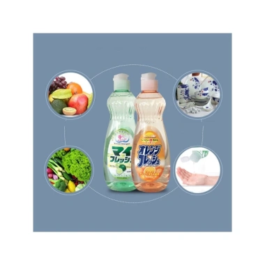 Nước rửa chén ăn dặm Rocket hương chanh bưởi cam táo 600ml dịu nhẹ, giá chỉ 25.000đ
