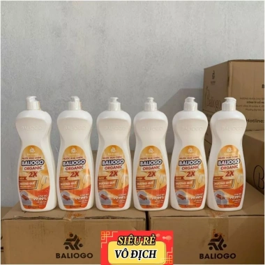 Nước rửa chén Bali Organic hương Quế tự nhiên 800ml - Sạch bong dầu mỡ, giá chỉ 32.500 VND