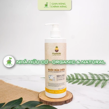 Nước rửa chén bát đồ ăn dặm hữu cơ FUWA3E - An toàn cho bé, bảo vệ da tay, giá chỉ 76.000₫