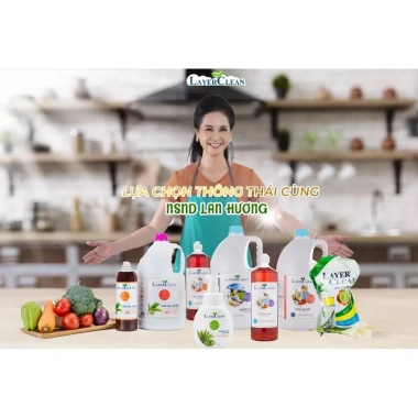 Nước rửa chén bát hữu cơ Layerclean hương quế 5L - Giá chỉ 190.000đ, giảm mạnh