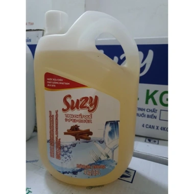 Nước rửa chén bát Hữu Cơ Suzy 4kg - Tinh Chất Bạch Hà, Nhật Bản, Giá 98.000đ 2