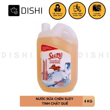 Nước rửa chén bát Hữu Cơ Suzy 4kg - Tinh Chất Bạch Hà, Nhật Bản, Giá 98.000đ 5