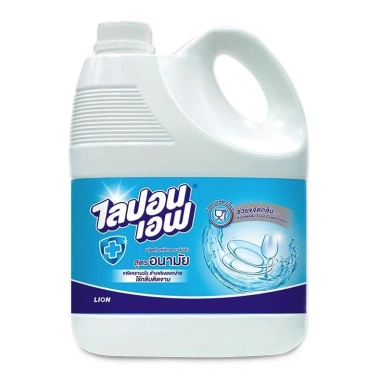 Nước rửa chén bát LIPON Thái Lan 3.600ml - An toàn da, không mùi, chính hãng, 135k
