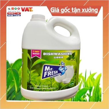 Nước rửa chén bát siêu sạch Mr.Fresh 4.2L tinh dầu quế Giá chỉ 119.000₫