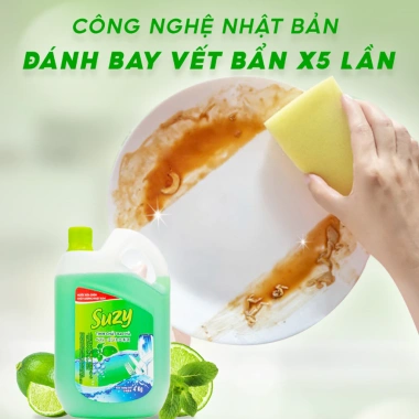 Nước rửa chén bát Suzy Nhật Bản 2,1kg Hữu Cơ Giá chỉ 42.000, sạch bát, an toàn