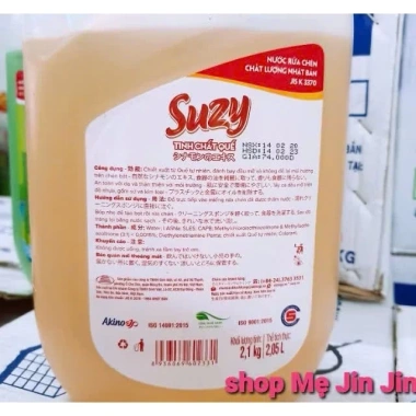Nước rửa chén bát Suzy Nhật Bản 2,1kg Hữu Cơ Giá chỉ 42.000, sạch bát, an toàn