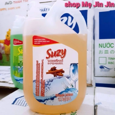 Nước rửa chén bát Suzy Nhật Bản 2,1kg Hữu Cơ Giá chỉ 42.000, sạch bát, an toàn