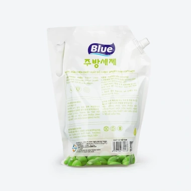 Nước rửa chén BLUE CH21 2.1L hương đậu xanh - Đánh bay dầu mỡ, vết bẩn cứng đầu, 77.738đ