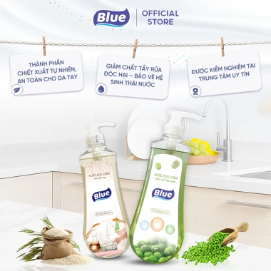 Nước Rửa Chén Blue Hàn Quốc 1.2L - Hương Đậu Xanh, Gạo, Bảo Vệ Da Tay, Giảm Giá 45k 6 Nước Rửa Chén Blue Hàn Quốc 1.2L - Hương Đậu Xanh, Gạo, Bảo Vệ Da Tay, Giảm Giá 45k 6