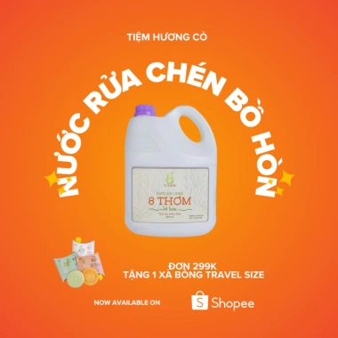 Nước Rửa Chén Bồ Hòn Can 3L8 Hữu Cơ An Toàn, Lành Tính - Giá 236.840 VND HTX SINH DƯỢC