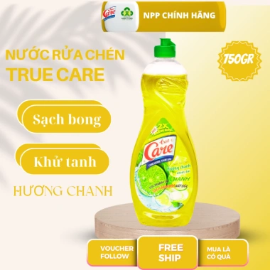 Nước rửa chén chanh True Care - Khử sạch mùi tanh, giá chỉ 28.500đ, giảm tới 18% 4