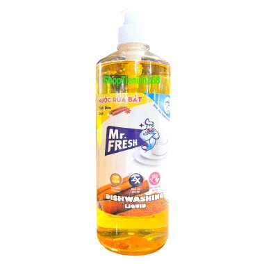 Nước rửa chén đậm đặc Mr Fresh 800ml Siêu Sạch - Hương Đào Cam Trà Xanh Quế, Giá chỉ 45.000₫ 5 Nước rửa chén đậm đặc Mr Fresh 800ml Siêu Sạch - Hương Đào Cam Trà Xanh Quế, Giá chỉ 45.000₫ 5