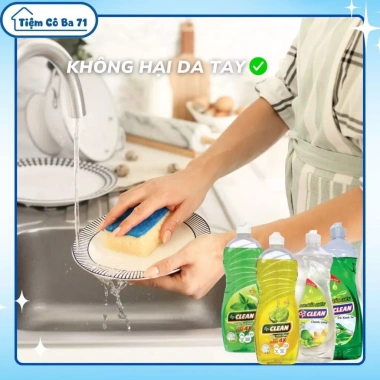 Nước rửa chén DPClean 3.8L 4 hương - Sạch dầu mỡ, dịu da tay, giá 90.000 VND | Tiệm cô ba 71 2