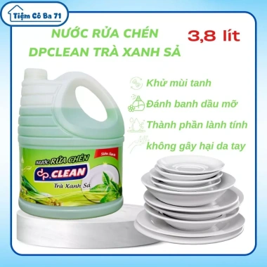 Nước rửa chén DPClean 3.8L 4 hương - Sạch dầu mỡ, dịu da tay, giá 90.000 VND | Tiệm cô ba 71 5