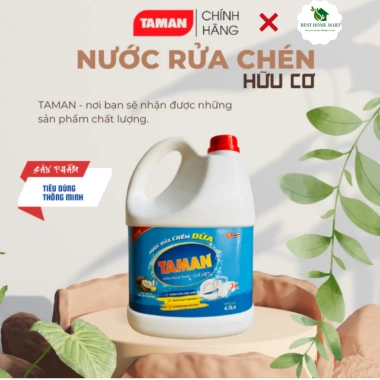 Nước Rửa Chén Dừa Tâm An 4.5L/10L - Rửa Sạch, Khử Mùi, An Toàn Da Tay, Giá 155.000₫ 3 Nước Rửa Chén Dừa Tâm An 4.5L/10L - Rửa Sạch, Khử Mùi, An Toàn Da Tay, Giá 155.000₫ 3