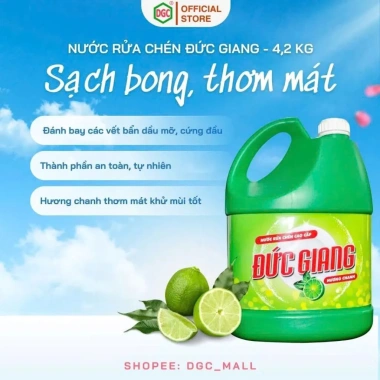 Nước rửa chén Đức Giang 2.000ml hương Chanh khử mùi mạnh, giá chỉ 63.000₫ 6