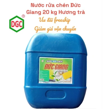Nước rửa chén Đức Giang 20kg - Giá chỉ 120.000, tẩy dầu mỡ mạnh, tiết kiệm