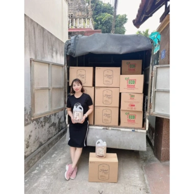 Nước rửa chén Eco cám gạo 2L – Sạch bóng, tẩy dầu mỡ, an toàn cho da tay, 88.000₫ 8